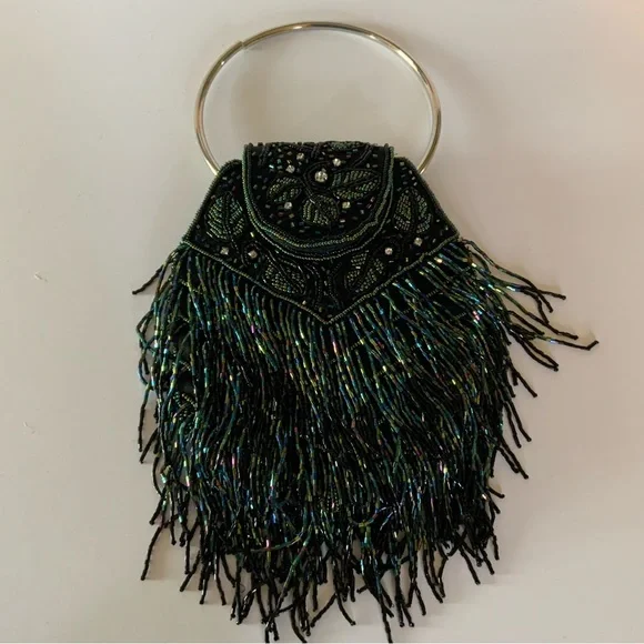 (REDUCED) BEAUTIFUL BEADED VINTAGE BAG - Picture 5 of 7